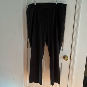Lane Bryant Black Pants (Blue Sizing) Back Pockets